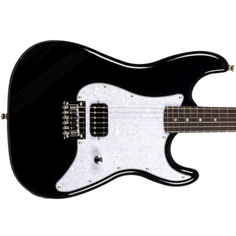 Jet Guitars JS-400 HT BK Roasted Maple / Rosewood Hardtail - Black